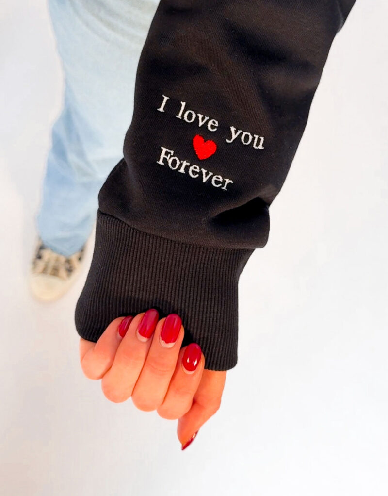 Gepersonaliseerde trui I love you forever - Afbeelding 2